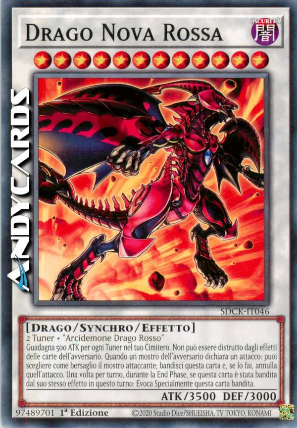 RED NOVA DRAGON | AndyCards Srl