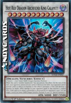 ARCIDEMONE DRAGO ROSSO ROVENTE DELLA CALAMITÀ