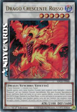 DRAGO CRESCENTE ROSSO