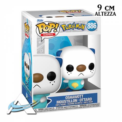 Funko POP! Games - Oshawott Pokémon  (9 cm) - 886