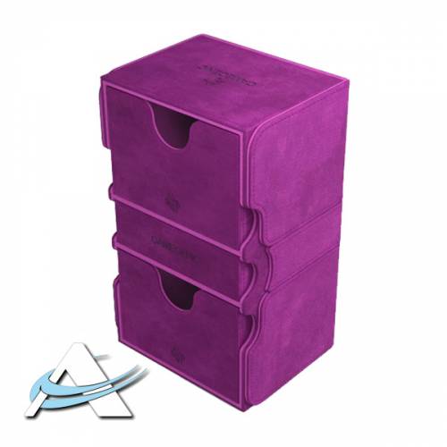 Gamegenic Stronghold 200+ XL Covertible Deck Box - Purple