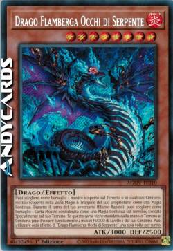 Drago Flamberga Occhi di Serpente