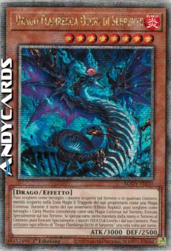 Drago Flamberga Occhi di Serpente