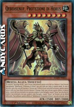 Qebehsenuf, Protezione di Horus