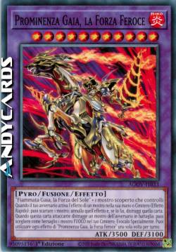 Prominenza Gaia, la Forza Feroce