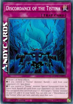 Discordance of the Tistina