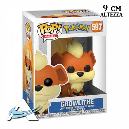 Funko POP! Games - Growlithe Pokémon  (9 cm) - 597