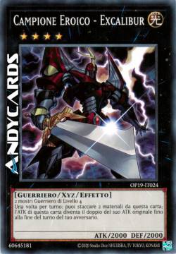 CAMPIONE EROICO - EXCALIBUR