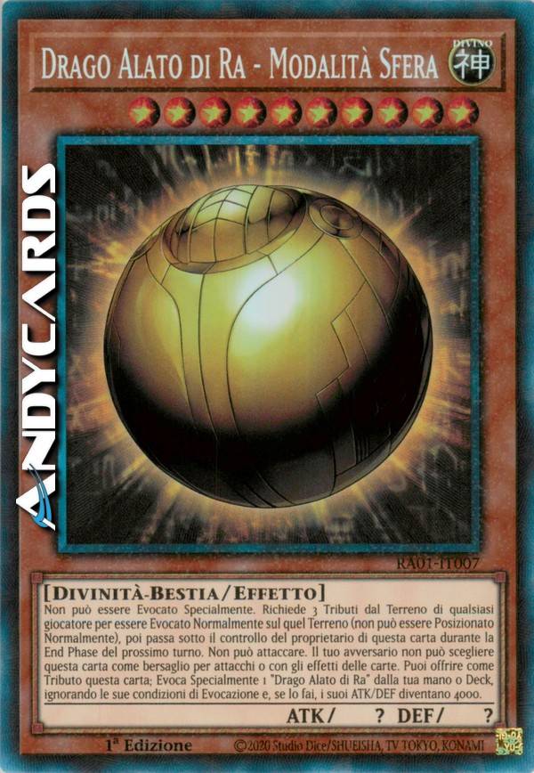 THE WINGED DRAGON OF RA - SPHERE MODE | AndyCards Srl