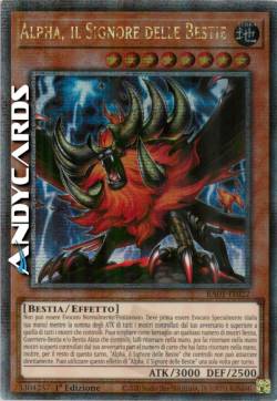 ALPHA, IL SIGNORE DELLE BESTIE