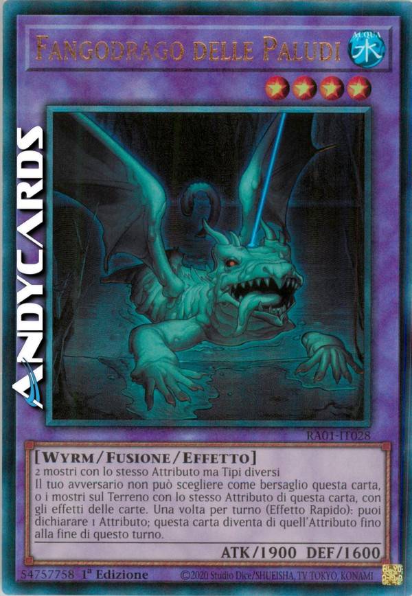 Yu-Gi-Oh! Mudragon Of The Swamp (PUR) – RA01-EN028 Prismatic Ultimate Rare, 1. Auflage Sammelkarte