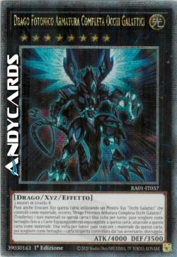 DRAGO FOTONICO ARMATURA COMPLETA OCCHI GALATTICI