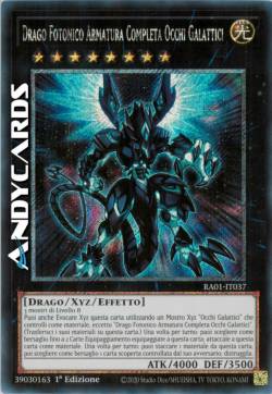 DRAGO FOTONICO ARMATURA COMPLETA OCCHI GALATTICI