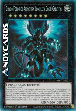 DRAGO FOTONICO ARMATURA COMPLETA OCCHI GALATTICI