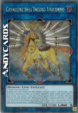 CAVALIERE DELL'INCUBO UNICORNO