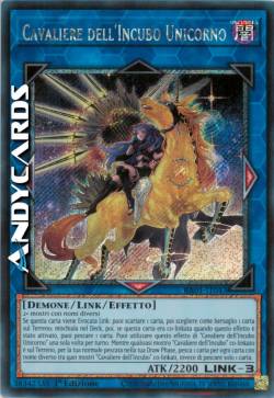CAVALIERE DELL'INCUBO UNICORNO