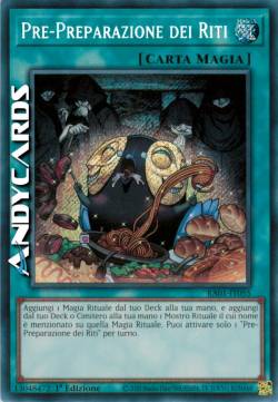 PRE-PREPARAZIONE DEI RITI