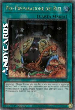 PRE-PREPARAZIONE DEI RITI