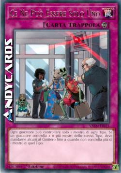 THERE CAN BE ONLY ONE