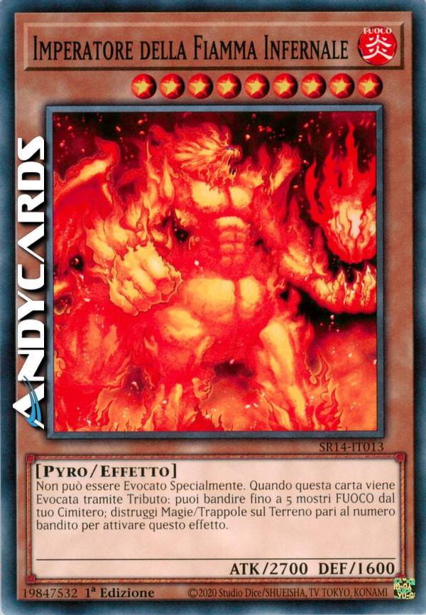 yugioh infernal flame emperor deck (anime) Infernal Flame Emperor SR14-EN013 Structure