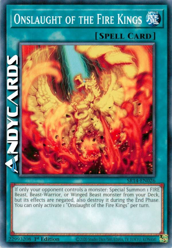 ONSLAUGHT OF THE FIRE KINGS | AndyCards Srl