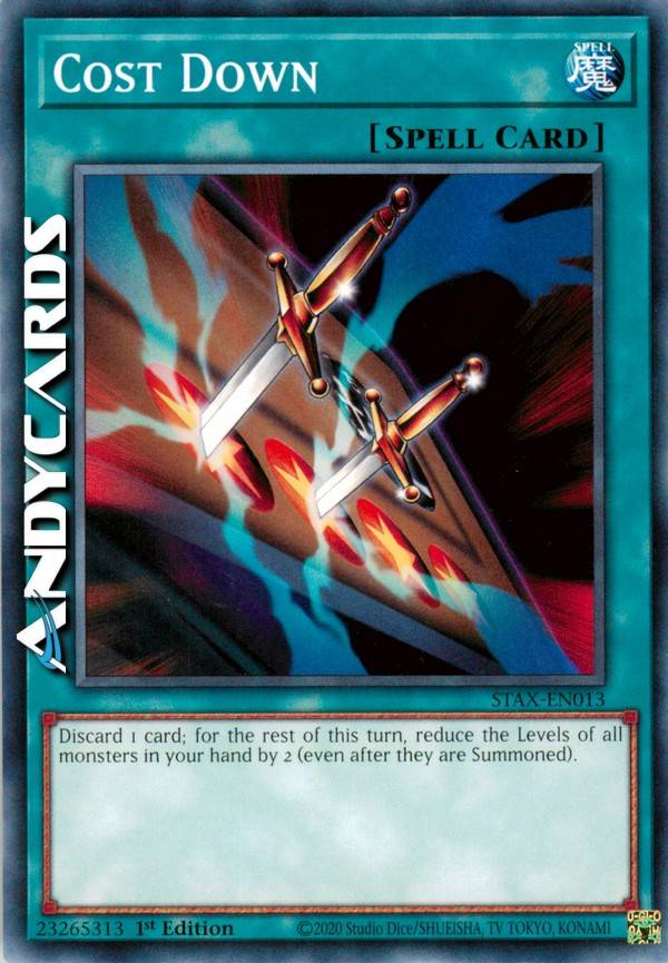konami yugioh card prices YU-GI-OH! Cost Down - MAZE-EN055 - Rare COST DOWN | AndyCards Srl