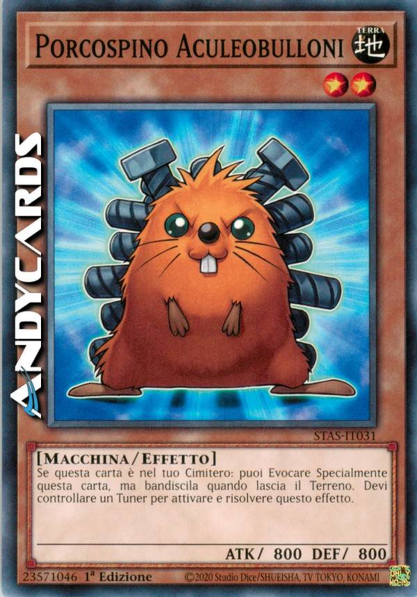 hedgehog yugioh card Shaddoll | Details 300 Defense QUILLBOLT HEDGEHOG | AndyCards Srl