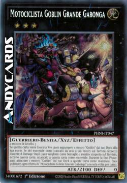 Motociclista Goblin Grande Gabonga