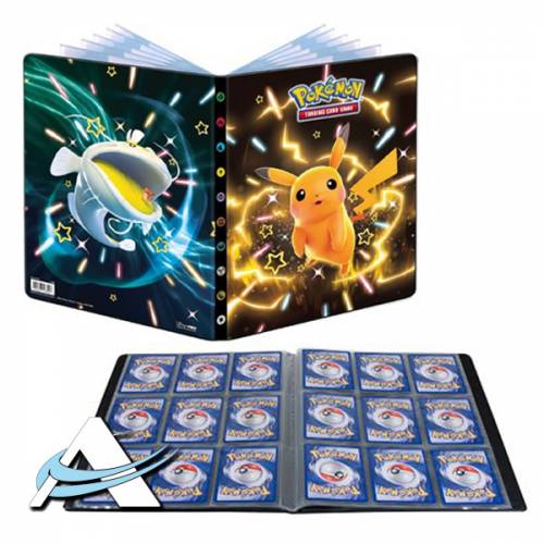 Ultra PRO Album 9 Pocket (252 Cards) - Pokémon Paldean Fates, Shiny Pikachu & Shiny Dondozo