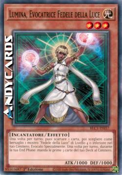 LUMINA, EVOCATRICE FEDELE DELLA LUCE