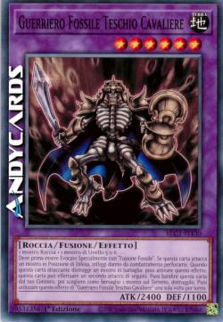 GUERRIERO FOSSILE TESCHIO CAVALIERE