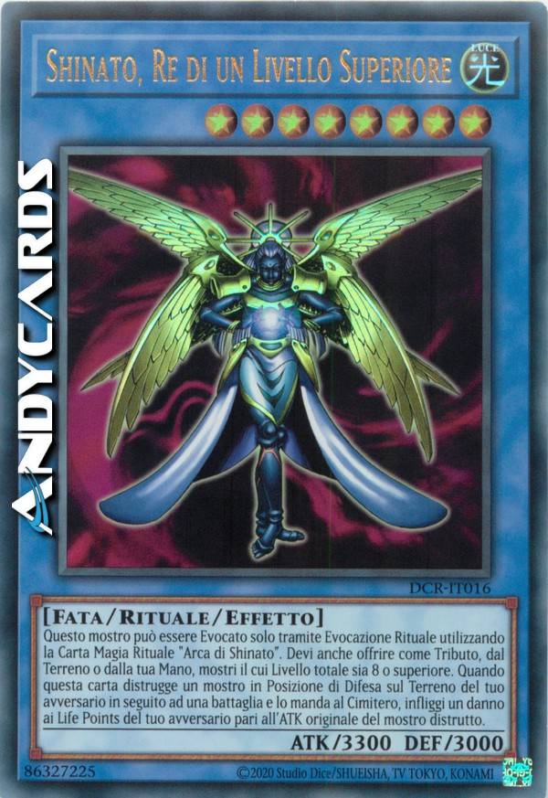 shinato's ark yugioh card SHINATO, KING OF A HIGHER PLANE You will receive the Unlimited Edition version of this card. Yu Gi Oh Shinatos Ark