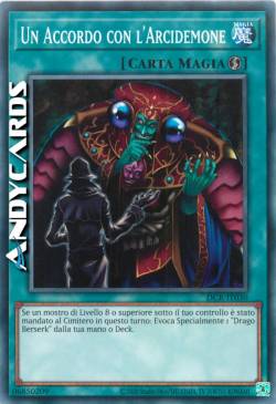 UN ACCORDO COL SIGNORE OSCURO