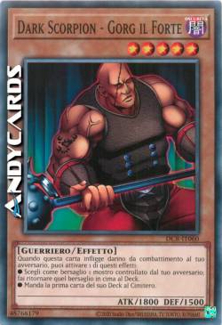 DARK SCORPION - GORG IL FORTE