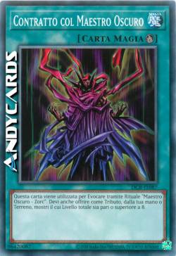 CONTRATTO COL MAESTRO OSCURO
