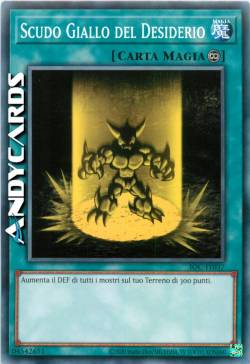 SCUDO GIALLO DEL DESIDERIO