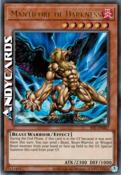 MANTICORA DELL'OSCURITÀ