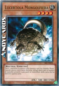 LUCERTOLA MONGOLFIERA
