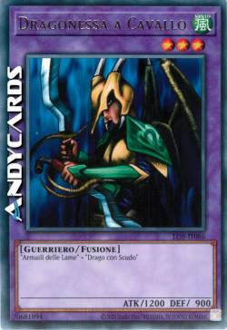 DRAGONESSA A CAVALLO