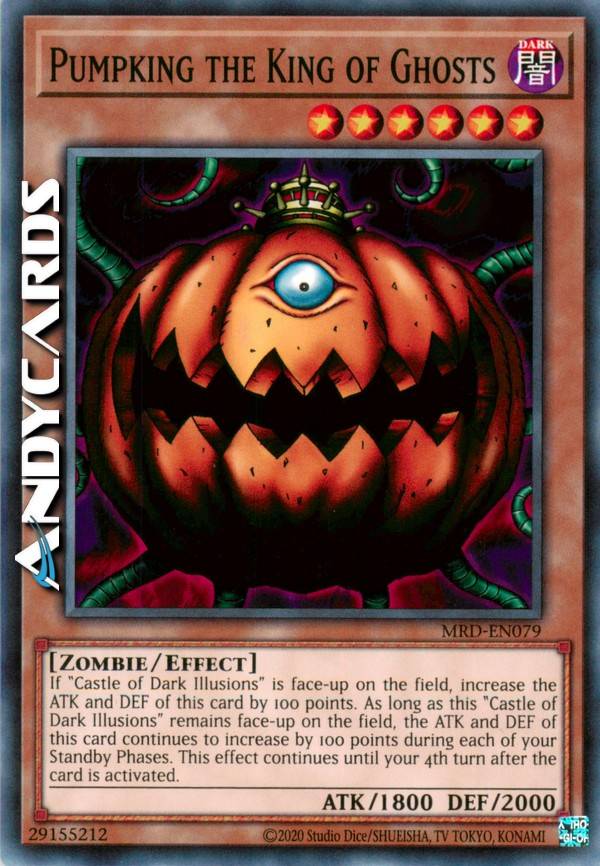 pumpkin yugioh card YU-GI-OH! - Pumprincess The Princess of Ghosts (SHSP-EN032) - Shadow Specters - 1st Edition Mint / near mint condition trading card Pumpking is here! The King