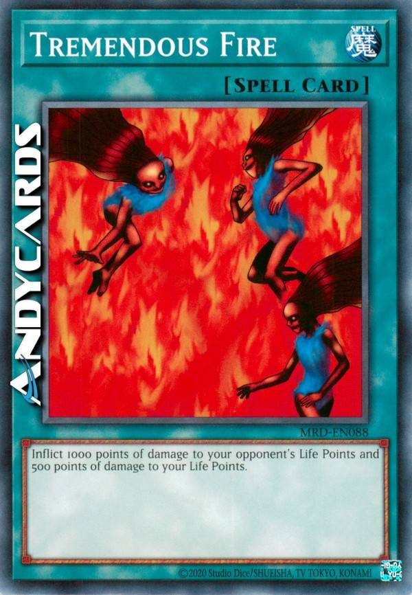 tremendous fire yugioh card TREMENDOUS FIRE