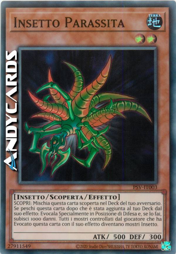 PARASITE PARACIDE | AndyCards Srl