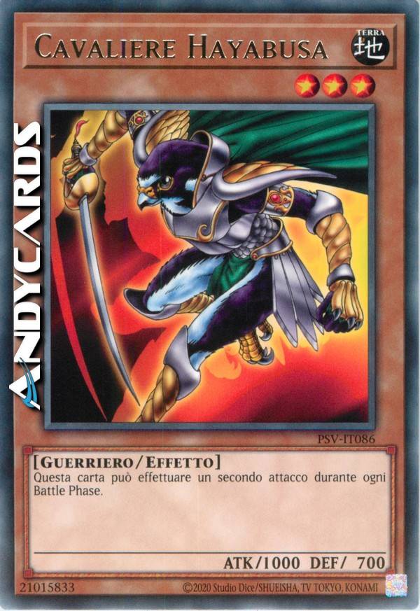 Carta Yu-Gi-Oh! Hayabusa Knight (5DS3-EN007) - Starter Deck: Duelist Toolbox  - Comn 1 Edicin