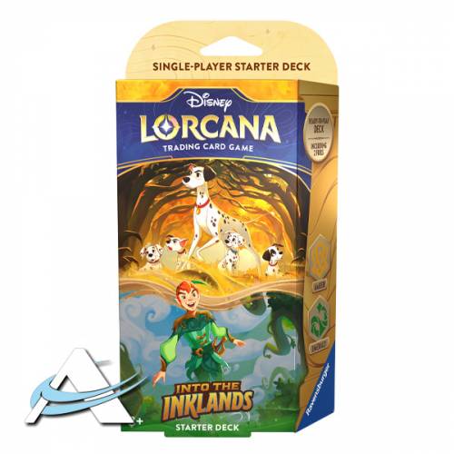 Starter Deck Disney Lorcana Nelle Terre d'Inchiostro - Ambra & Smeraldo - EN