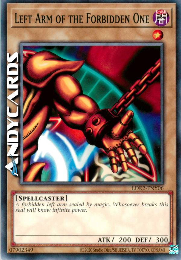 LEFT ARM OF THE FORBIDDEN ONE | AndyCards Srl