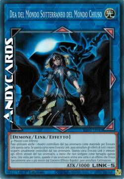 DEA DEL MONDO SOTTERRANEO DEL MONDO CHIUSO