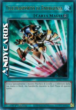 TELETRASPORTO DI EMERGENZA