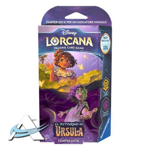 Starter Deck Disney Lorcana il Ritorno di Ursula - Ambra & Ametista - IT