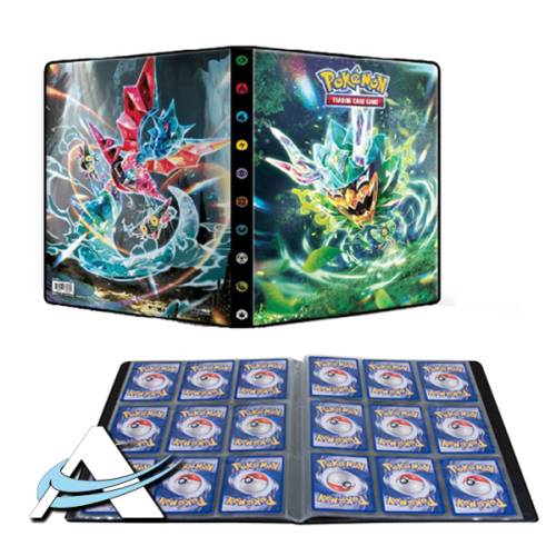 Ultra PRO Album 9 Tasche (252 Carte) - Pokémon Crepuscolo Mascherato, Ogerpon e Dragapult
