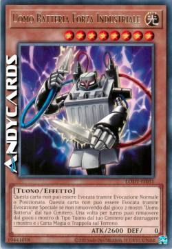 UOMO BATTERIA FORZA INDUSTRIALE